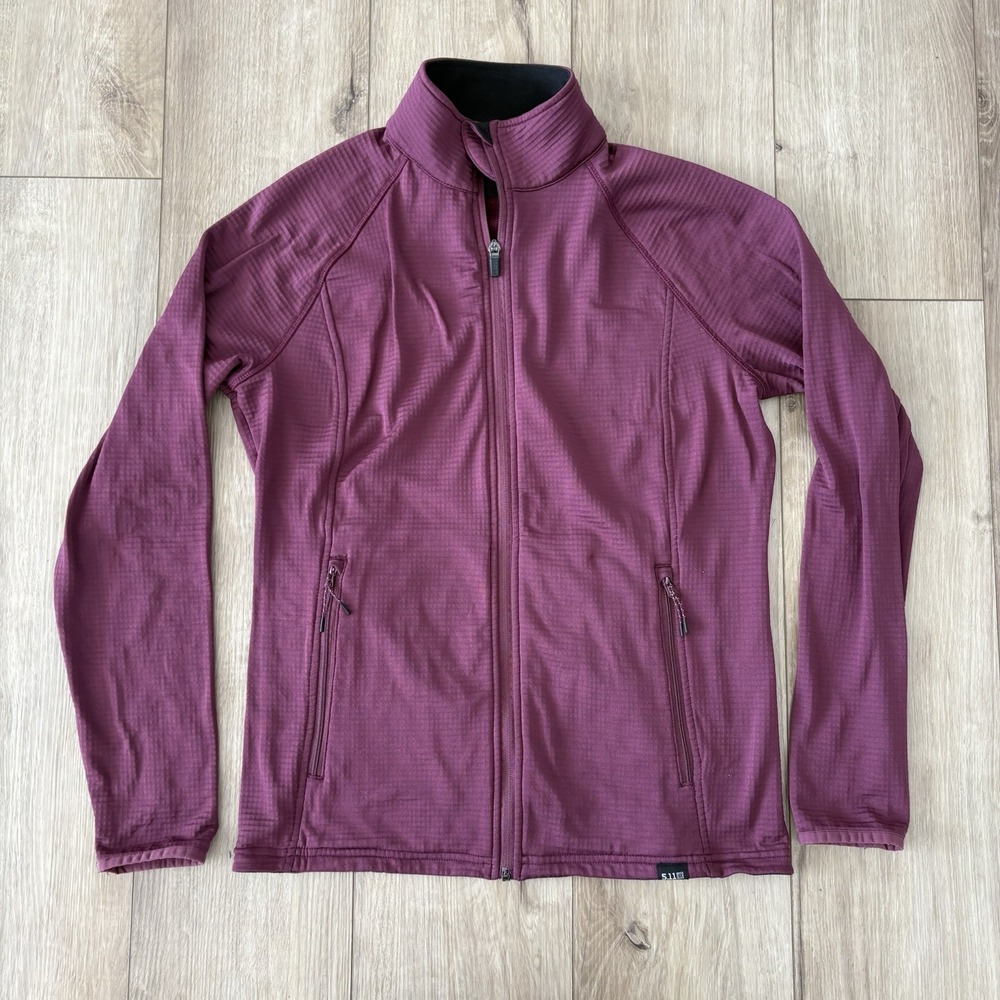 5.11 Tactical Jacket Womens‎ Medium Stratos Full Zip Night Violet Workwear